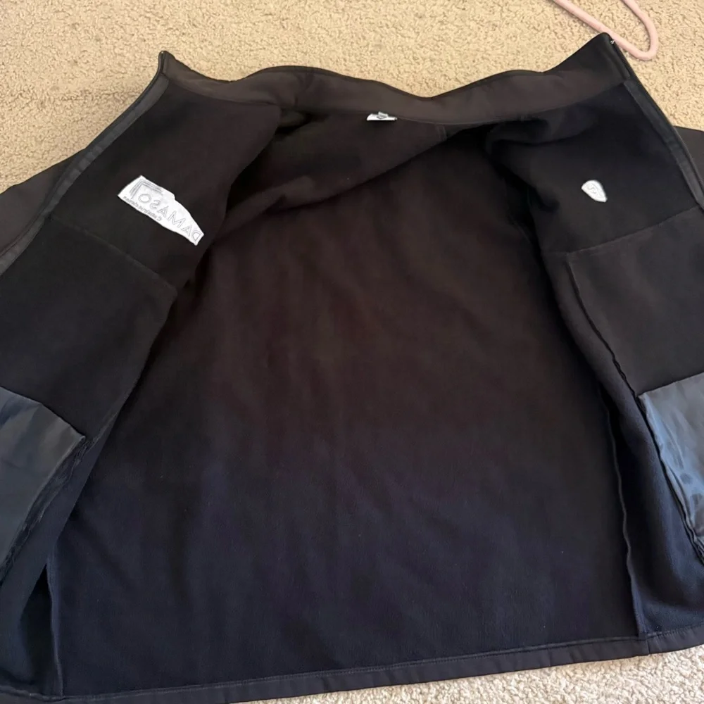 Ariat Black Softshell Jacket Men’s XL Full Zip Logo Workwear Western Coat